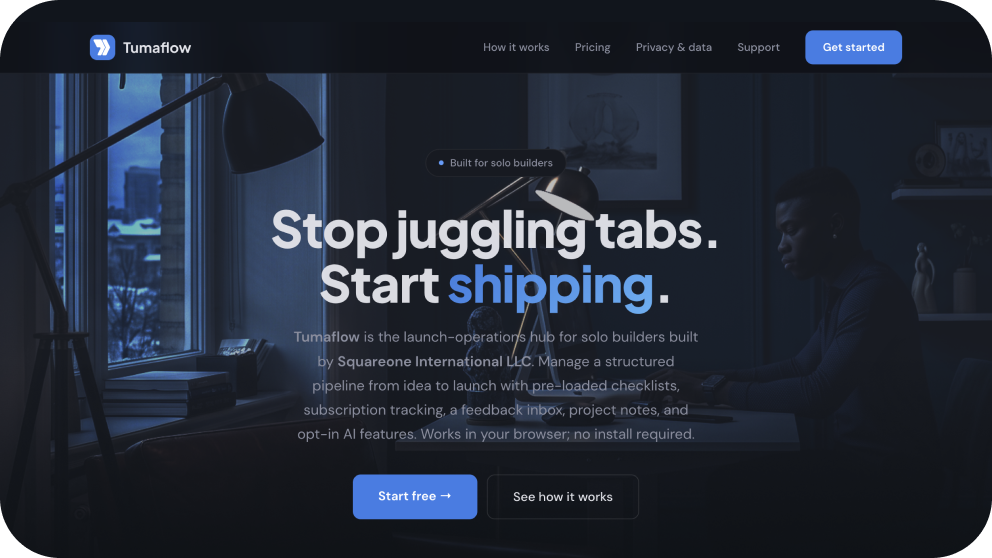 Tumaflow project preview